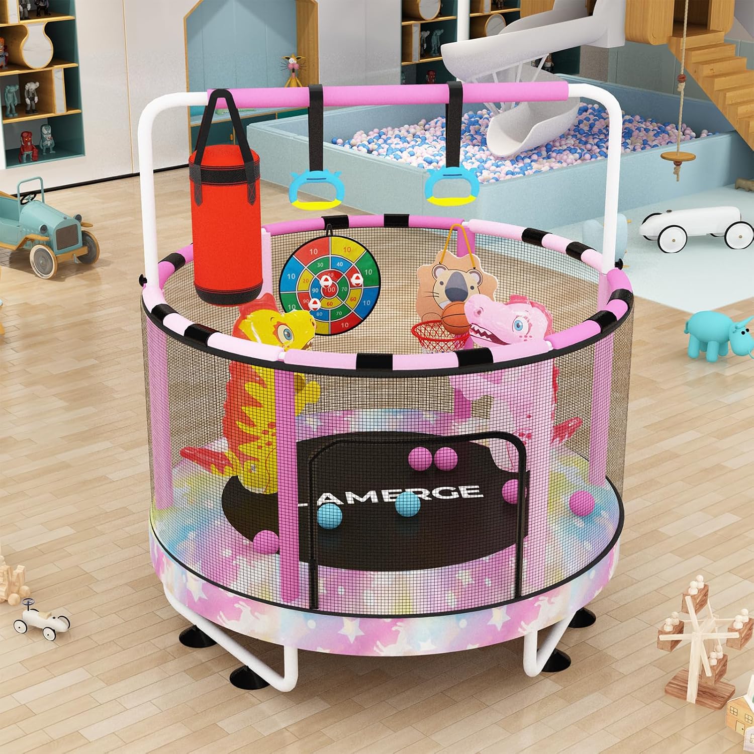 Macika™ | Kinder-Mini-Trampolin – Für drinnen & draußen