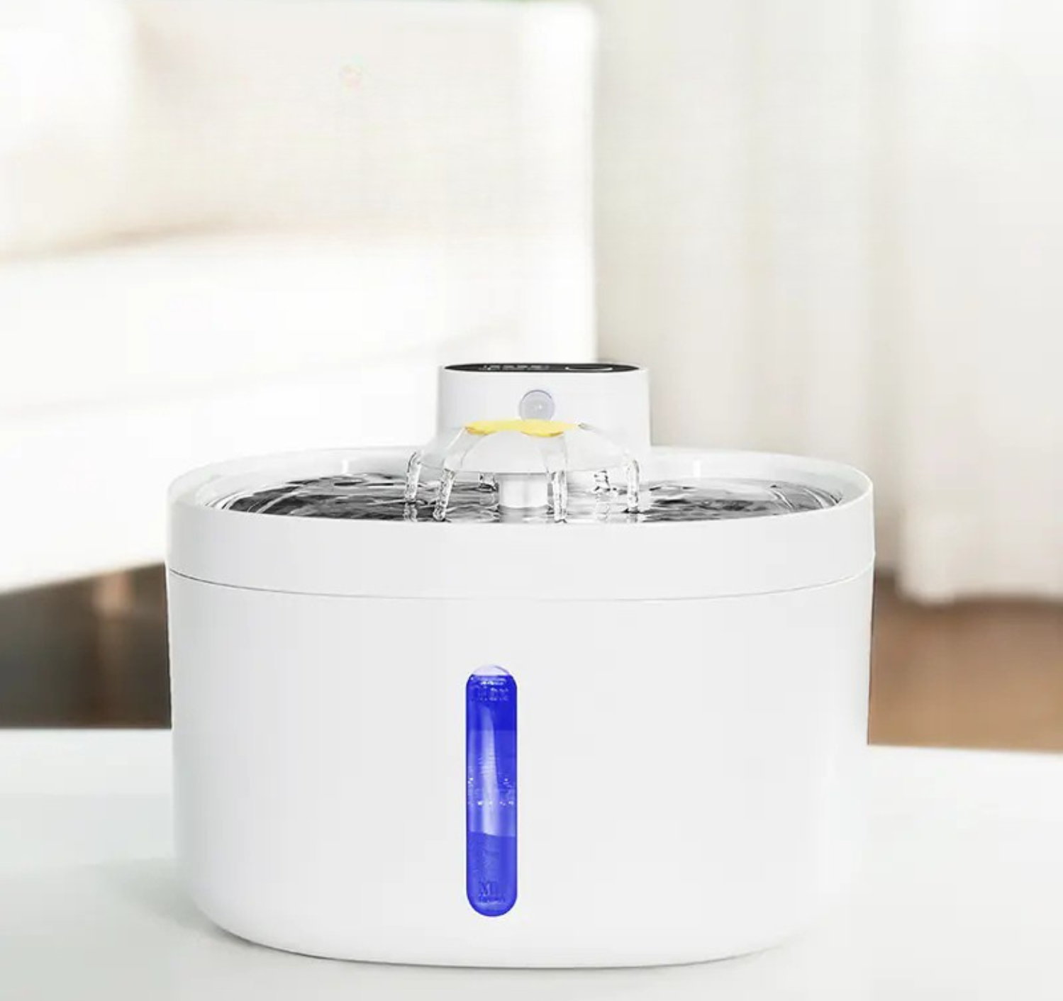 Trazura™ | Kabelloser intelligenter Haustierbrunnen – 2,6 L Edelstahlnapf