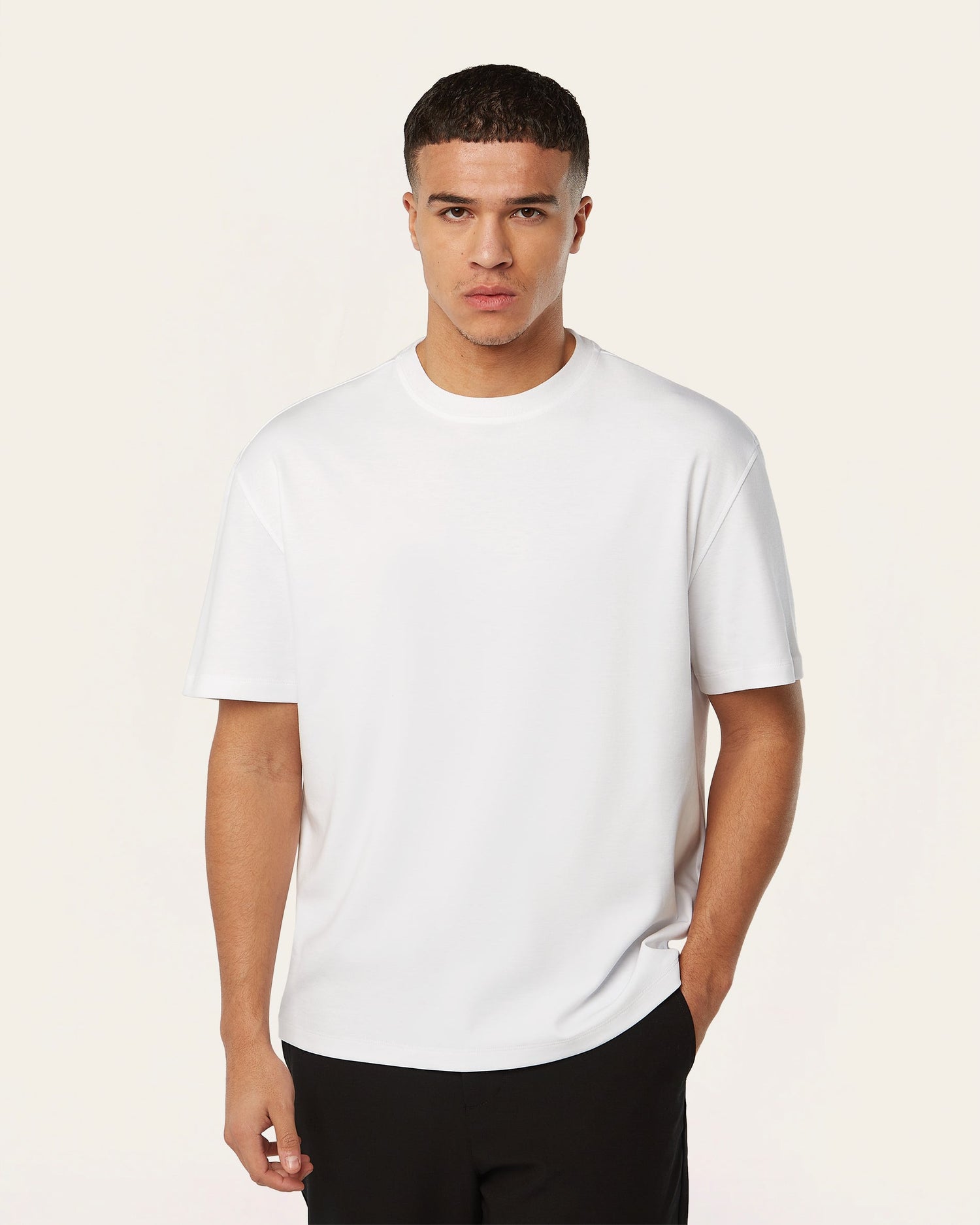 Schöne Schweres T-Shirt weiß